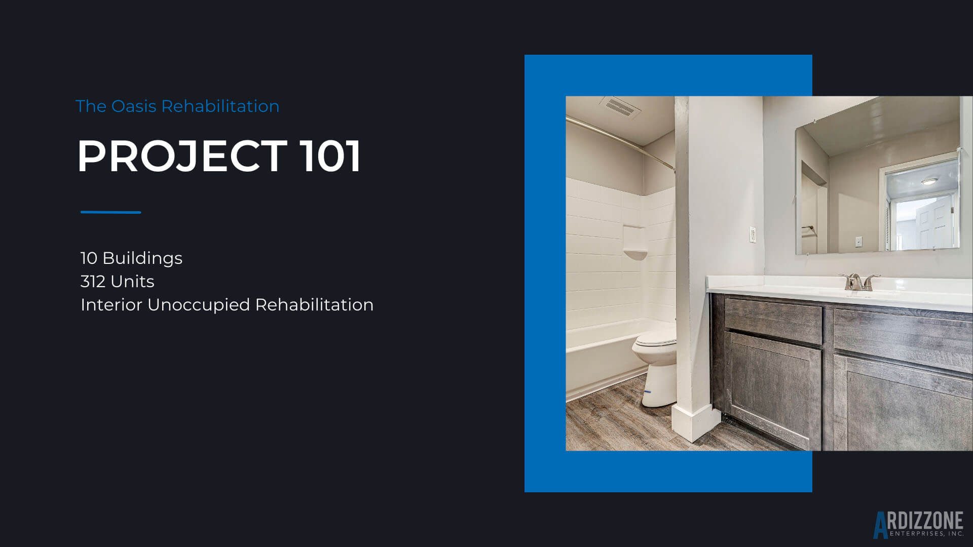 The Oasis renovation details