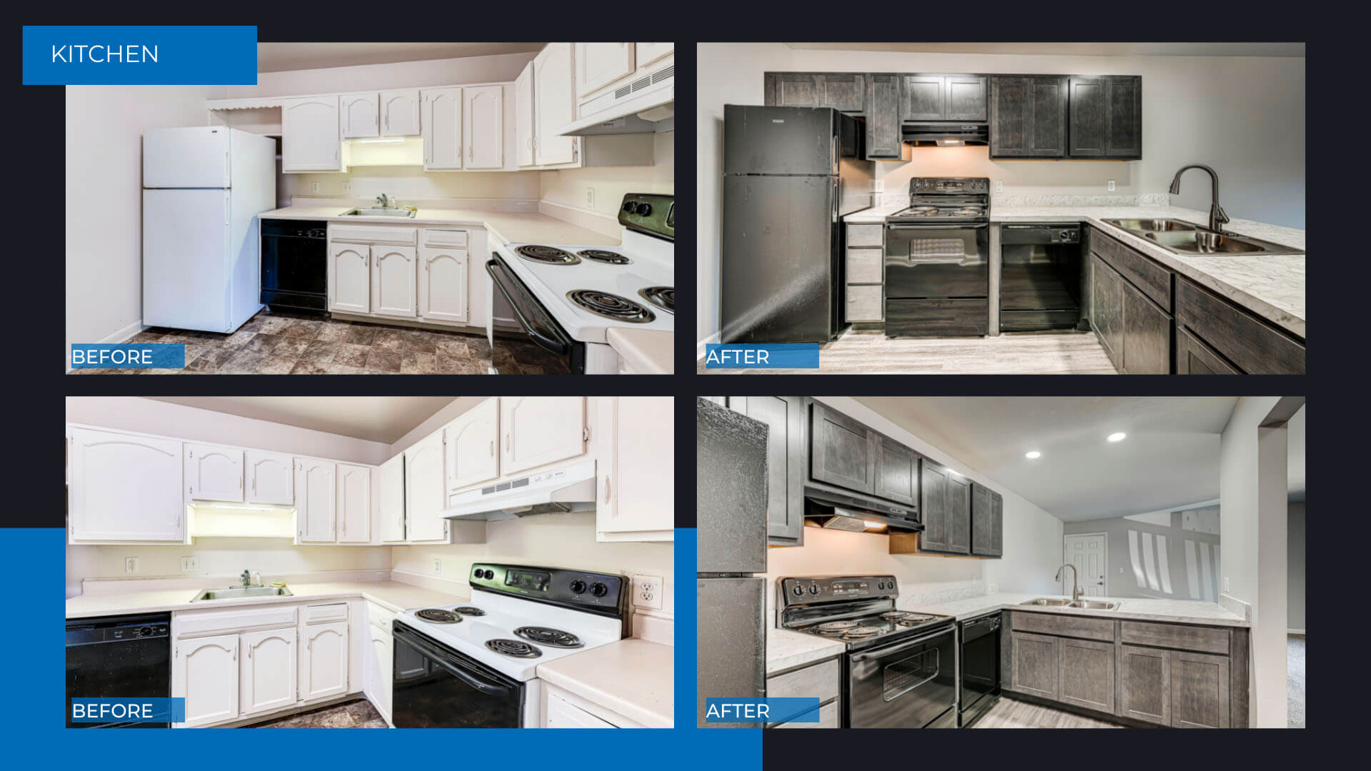 kitchen before and after