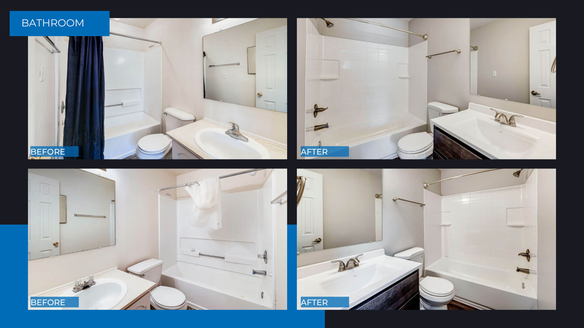 bathroom before and after